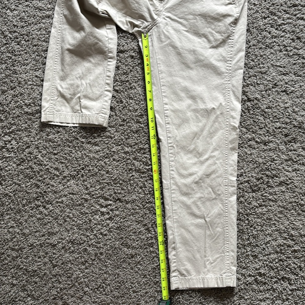L.L. Bean Cream Easy Cotton Chino Pants - Picture 10 of 13